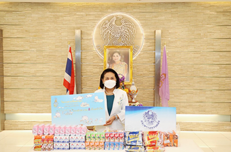 ผู้ตรวจราชการกระทรวงการคลัง ร่วมสนับสนุนสิ่งของอุปโภคบริโภคช่วยเหลือเด็กในความอุปการะสถานสงเคราะห์เด็กหญิงบ้านราชวิถี